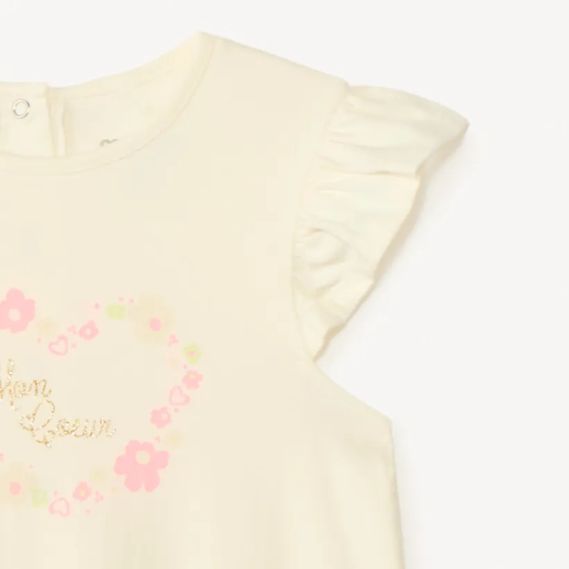 Lot de 3 combishorts motifs fantaisie pour bébé fille