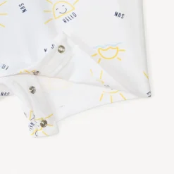 Lot de 2 combishorts motifs soleil pour bébé garçon