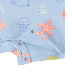Lot de 2 combishorts à motifs sous-marins pour bébé garçon