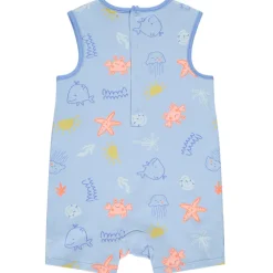 Lot de 2 combishorts à motifs sous-marins pour bébé garçon