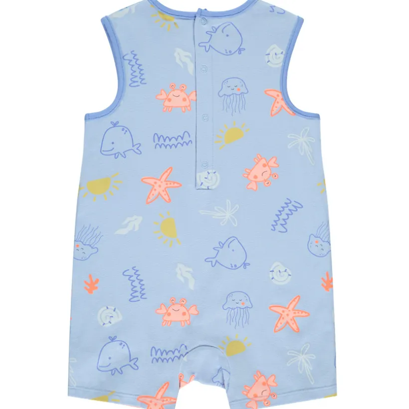 Lot de 2 combishorts à motifs sous-marins pour bébé garçon