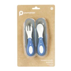 Lot de 2 couverts Miamix bleu