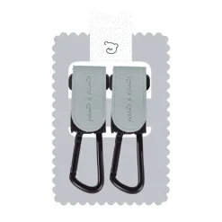 Lot de 2 crochets Icon pour poussette Green