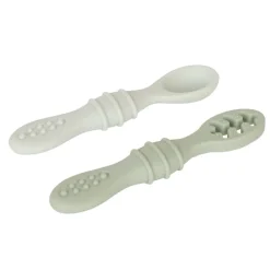 Lot de 2 cuillères d'apprentissage Miamix - Vert