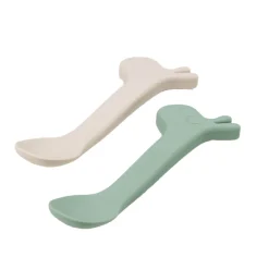 Lot de 2 cuillères en silicone Lalee Vert