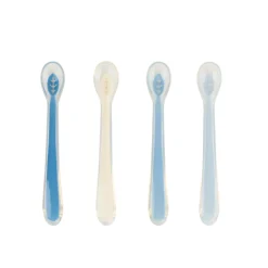 Lot de 4 cuillères en silicone Miamix bleu