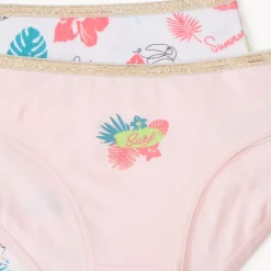 Lot de 7 culottes en jersey imprimé fantaisie pour fille