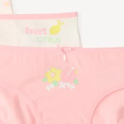 Lot de 7 culottes en jersey motifs citron pour fille