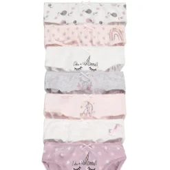 Lot de 7 culottes en jersey print licorne pour fille