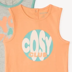 Lot de 5 débardeurs en jersey fantaisie pour bébé garçon