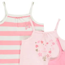 Lot de 3 débardeurs fantaisie à bretelles fines pour bébé fille
