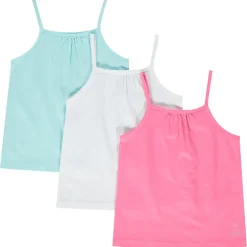 Lot de 3 débardeurs unis pour bébé fille