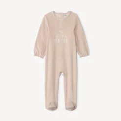 Lot de 3 dors-bien Biche en velours pour bébé fille avec ouvertures différentes selon l'âge