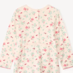 Lot de 3 dors-bien légers motif fantaisie printanier pour bébé fille (ouvertures différentes selon l'âge)