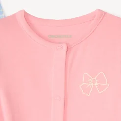 Lot de 3 dors-bien motif nœuds pour bébé fille - ouvertures différentes selon l'âge
