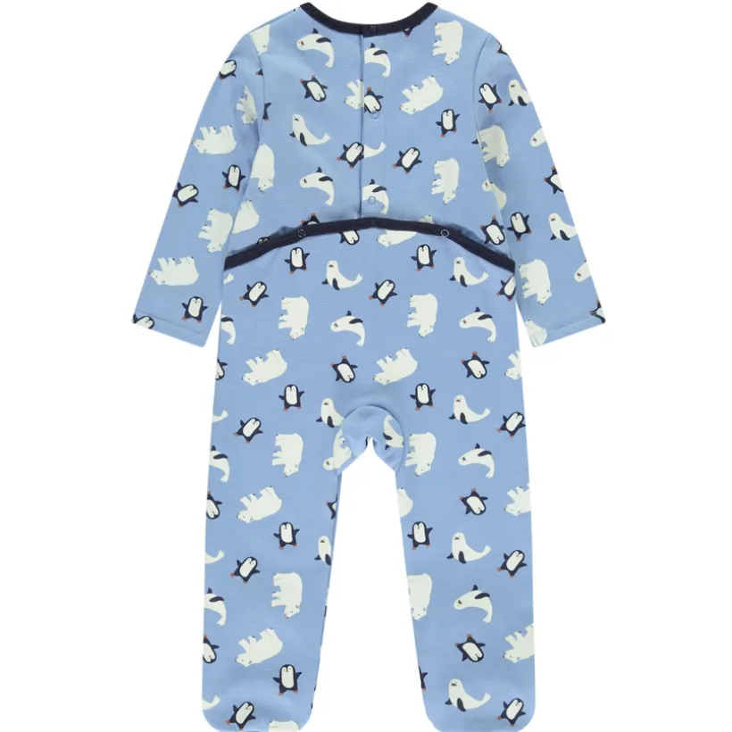 Lot de 2 dors-bien motifs Pingouin pour bébé garçon avec ouvertures différentes selon l'âge