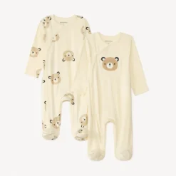 Lot de 2 dors-bien ourson pour bébé avec ouvertures différentes selon l'âge