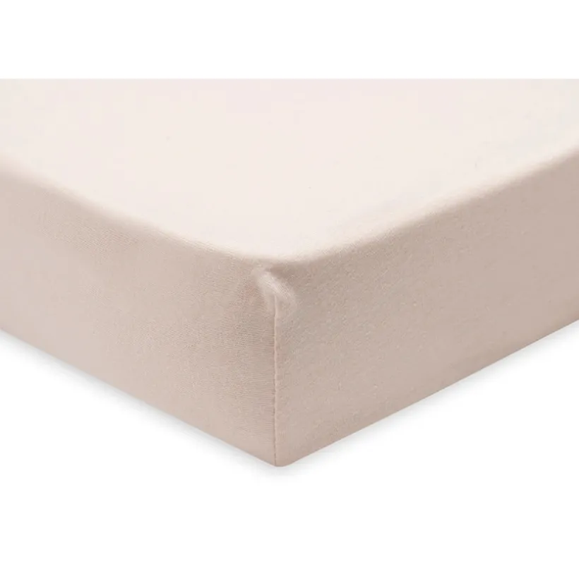 Lot de 2 draps housses lit 60x120cm Blush/Wild Rose