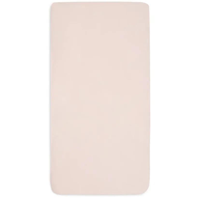 Lot de 2 draps housses lit 60x120cm Blush/Wild Rose