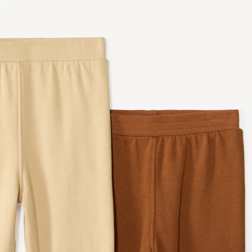 Lot de 2 ensembles de jogging bébé en molleton broderie ourson