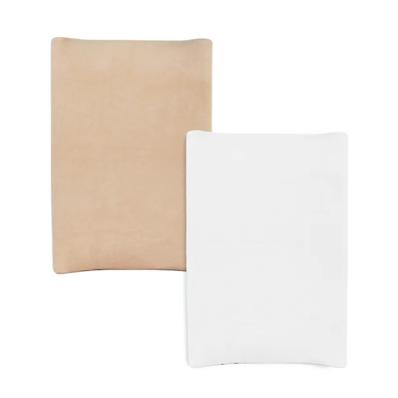 Lot de 2 housses de matelas à langer - 70 x 50 cm