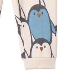 Lot de 3 joggings molleton motifs pingouin pour bébé garçon