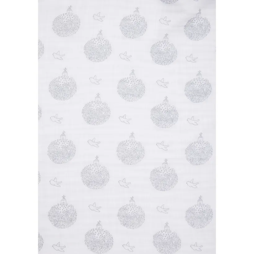 Lot de 3 langes en coton motif oiseaux Feather