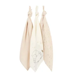 Lot de 3 langes en gaze de coton "Bande de Rêveurs"