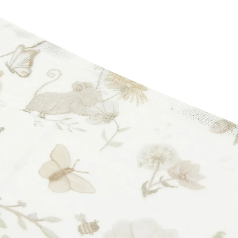 Lot de 2 langes en gaze de coton 70 x 70 cm Dreamy Mouse