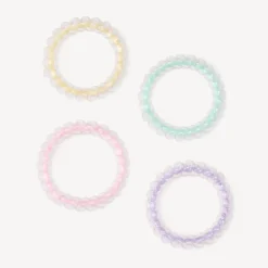 Lot de 4 élastiques ressort pour fille