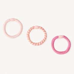 Lot de 3 élastiques tressés pour fille