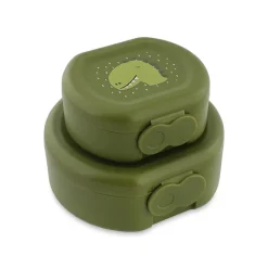 Lot de 2 lunchbox gigognes Mr. Dino vert