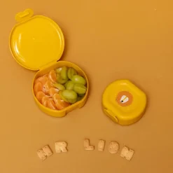 Lot de 2 lunchbox gigognes Mr. Lion jaune