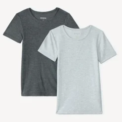 Lot de 2 maillots de corps manches courtes thermiques pour garçon