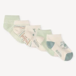 Lot de 5 paires de chaussettes courtes Tennis pour bébé garçon