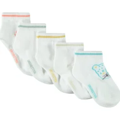 Lot de 5 paires de chaussettes courtes pour bébé