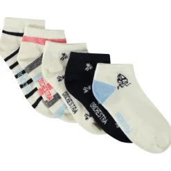 Lot de 5 paires de chaussettes courtes fantaisie pour garçon