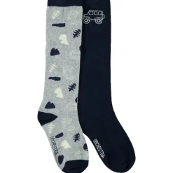 Lot de 2 paires de chaussettes hautes fantaisie pour garçon