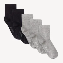 Lot de 5 paires de chaussettes unies pour garçon