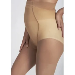 Lot de 2 paires de collant de grossesse fins et unis 20 deniers