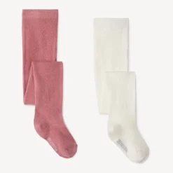 Lot de 2 paires de collants épais pour bébé fille