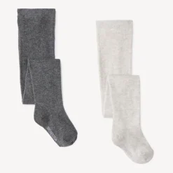 Lot de 2 paires de collants épais pour bébé fille