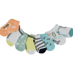 Lot de 8 paires de socquettes fantaisie pour bébé garçon