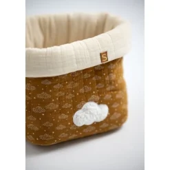 Lot de 2 panières gigognes en tissu Orsino