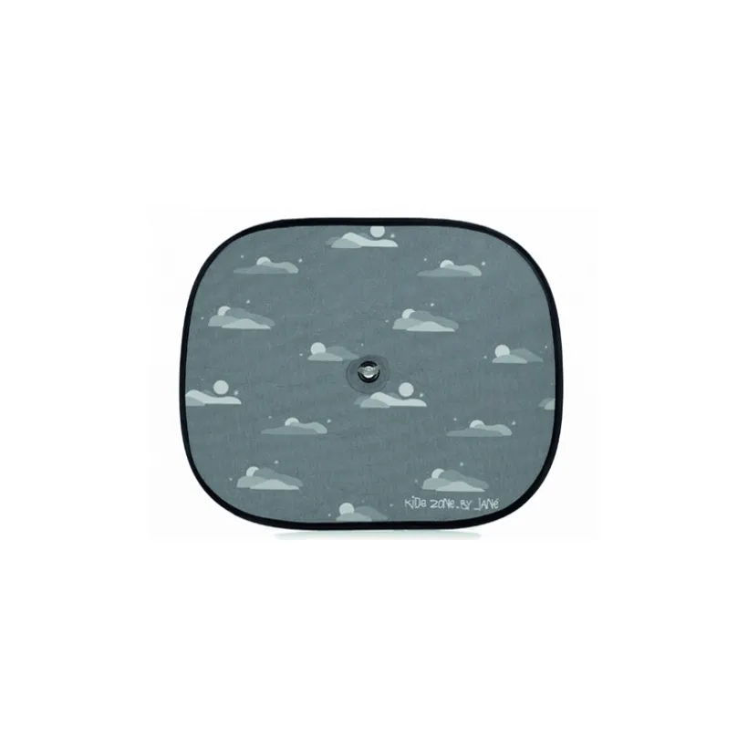 Lot de 2 pare-soleil imprimé nuages - Gris