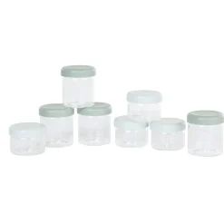Lot de 8 pots de conservation en verre 4 x 120 ml + 4 x 220 ml