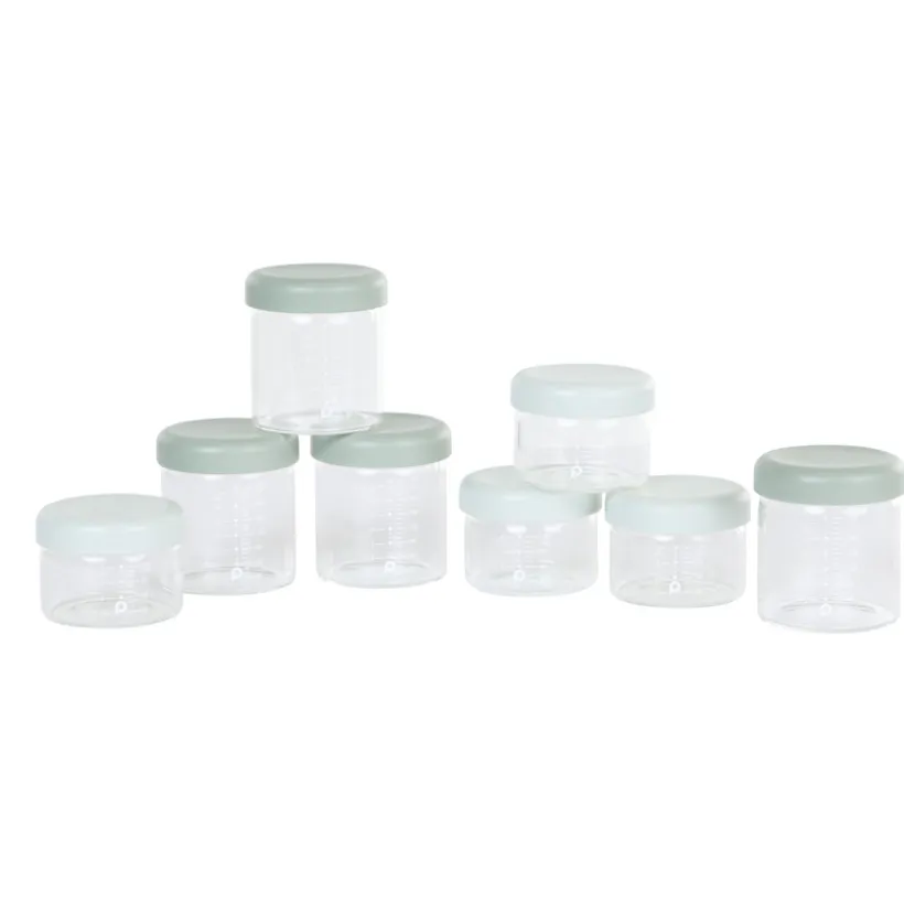 Lot de 8 pots de conservation en verre 4 x 120 ml + 4 x 220 ml