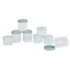 Lot de 8 pots de conservation en verre 4 x 120 ml + 4 x 220 ml