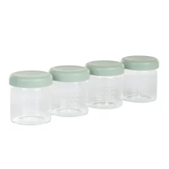 Lot de 4 pots de conservation en verre - 220 ml
