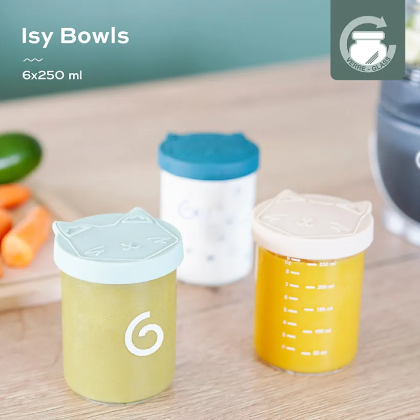 Lot de 6 pots de conservation Isy Bowls - 250 ml